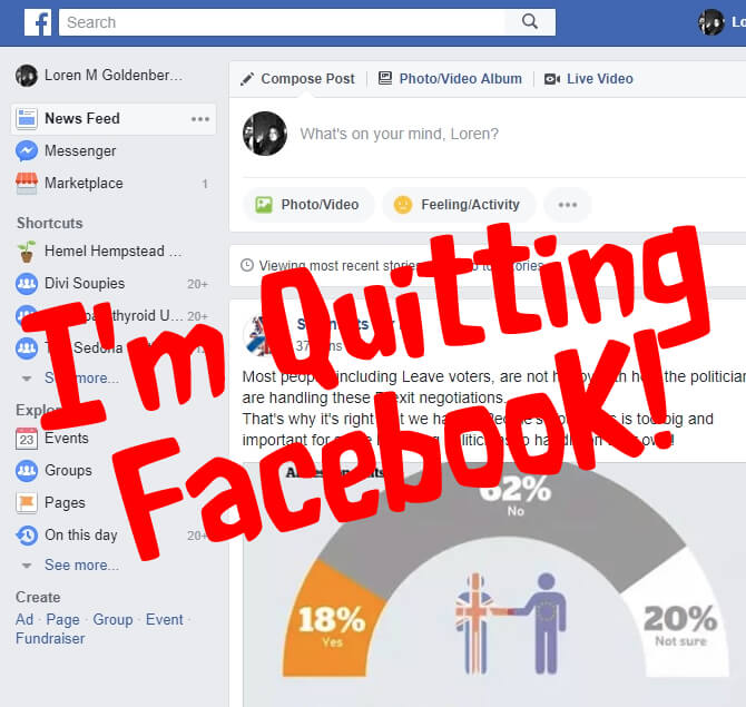 Why I am Quitting Facebook